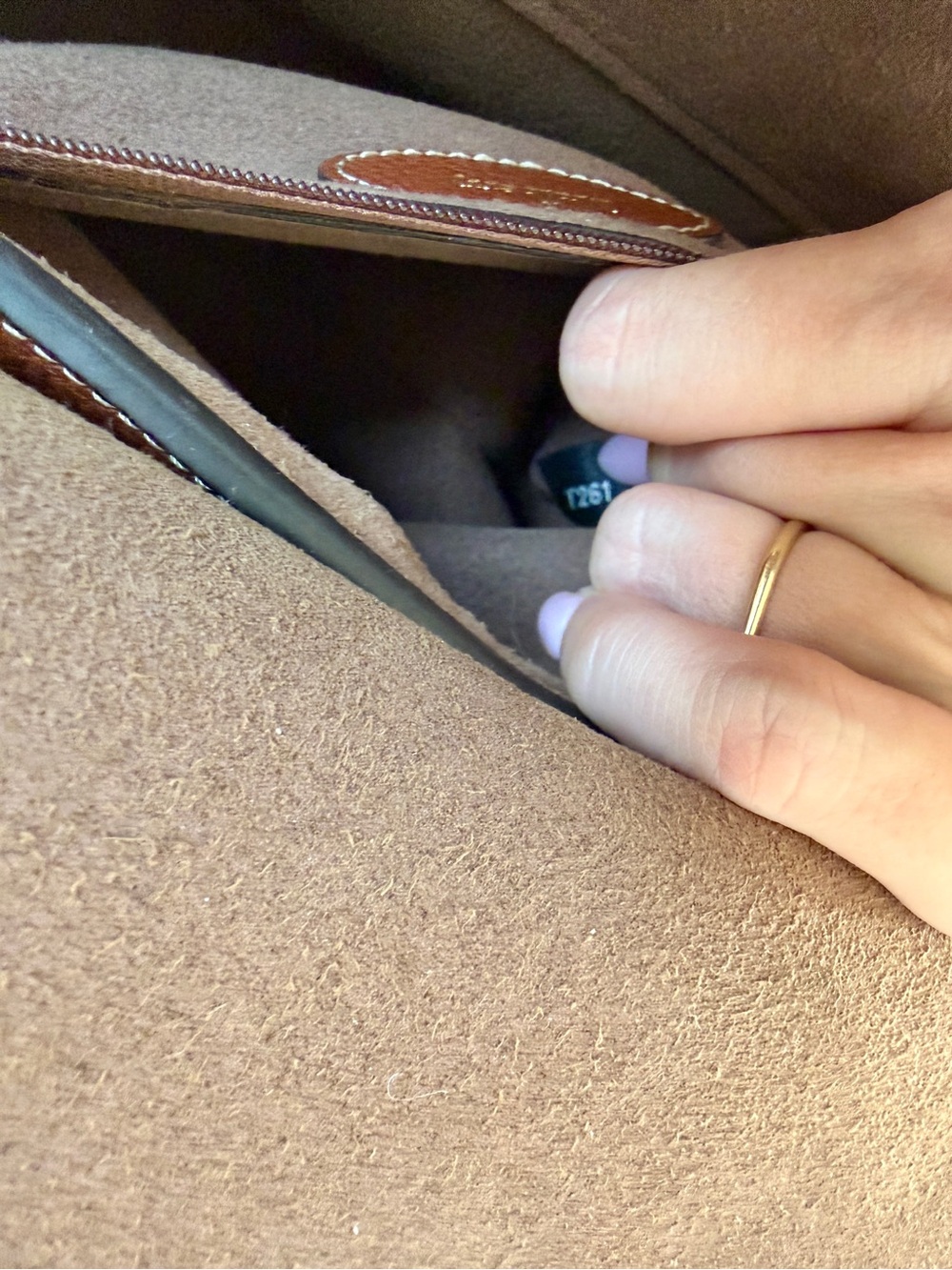 Mulberry Classic Oak Brown NVT Leather Small Bayswater Satchel Crossbody Bag - Picture 12 of 15